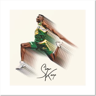 Shawn Kemp Slam Dunk Posters and Art